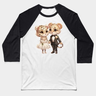 Cheetah Couple Gets Married Baseball T-Shirt